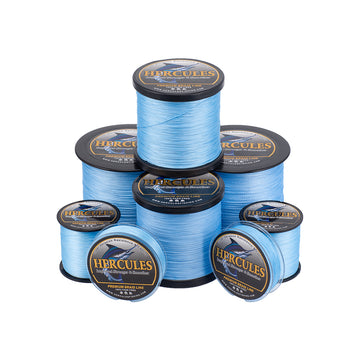HERCULES Blue fade free fishing line 8 Strands 10LB-120LB PE Braided Fishing Line
